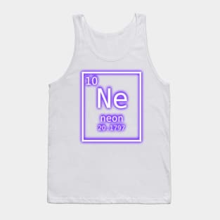 Neon Element Purple Periodic Table Chemistry Nerd Costume T-Shirt Tank Top